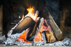 Removing Fireplace Ashes - Raleigh NC - Mr. Smokestack Chimney Service