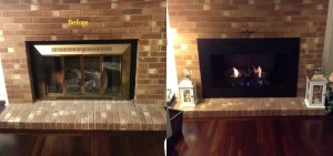 Custom Glass Fireplace Doors - Raleigh NC - Mr Smokestack Chimney Service
