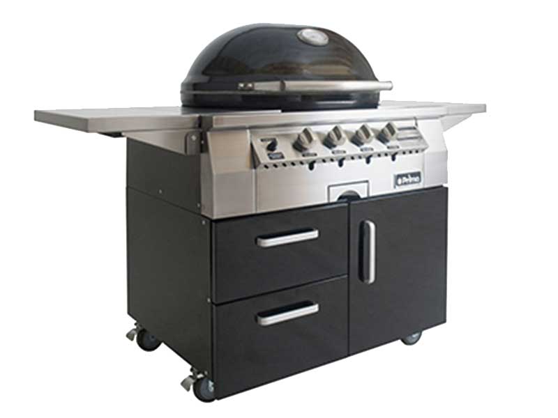Front view of Primo Oval G 420 Gas Grill