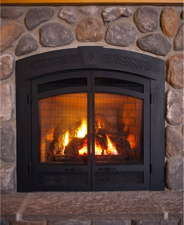 Stock Photo- Gas Fireplace- Mr Smokestack Gas Fireplace