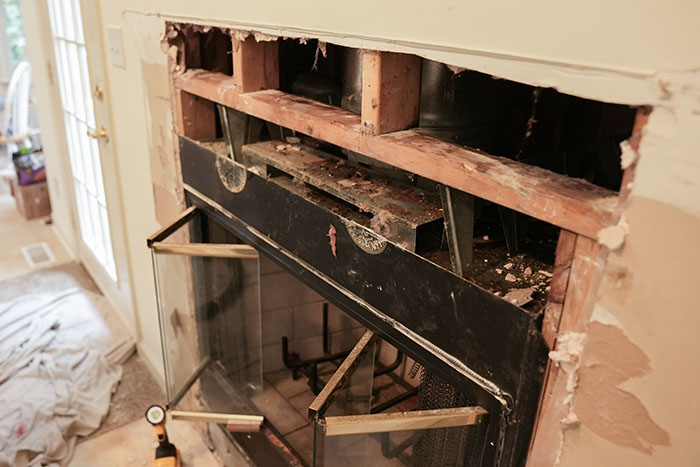Fireplace repair