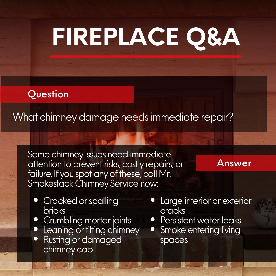 original infographic detailing urgent chimney repairs